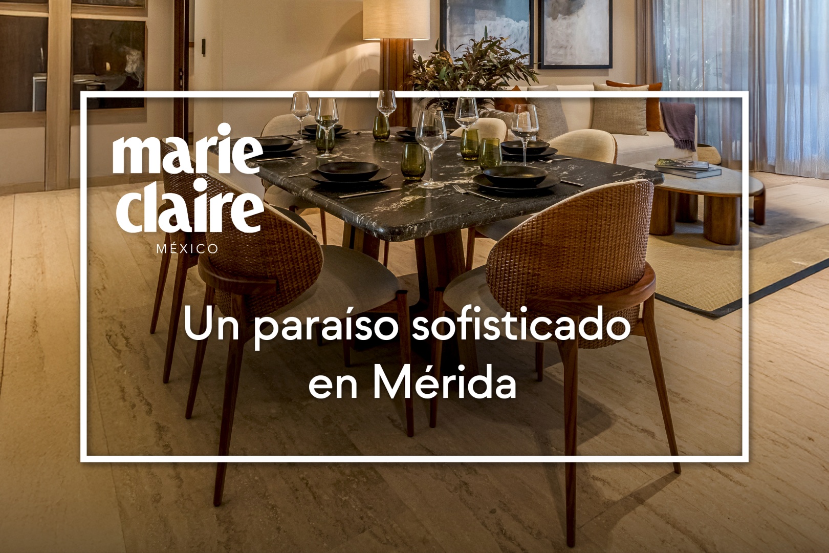 Marie Claire: Xcanatun Residences, un santuario de serenidad entre jardines